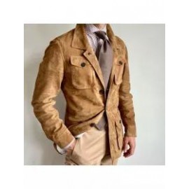 Suede Multi-pocket Autumn And Winter Jacket