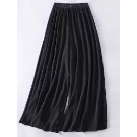 Casual Loose Solid Color Wide Leg Pants