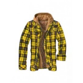Mens Winter Plaid Thick Casual Jacket