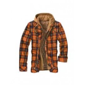 Mens Winter Plaid Thick Casual Jacket