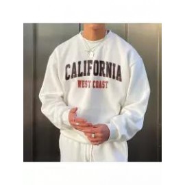 Men's Retro California Oversized Sweatshirt