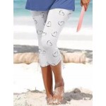 Casual Print Drawstring Leggings