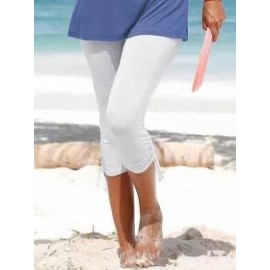 Casual Print Drawstring Leggings
