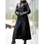 Leather Coat Long Coat