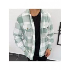 Checkerboard Long-sleeved Shirt/jacket