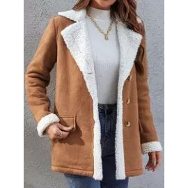 Casual Loose Plus Fleece Hooded Cardigan Coat
