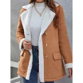 Casual Loose Plus Fleece Hooded Cardigan Coat