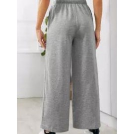 Casual Loose High Waist Wide Leg Pants