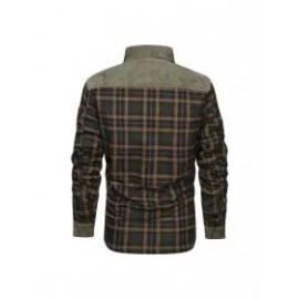 Men's Retro Check Pattern Stitching Warm Wanderer Jacket