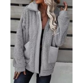 Fall/Winter Solid Color Casual Jacket
