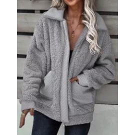 Fall/Winter Solid Color Casual Jacket