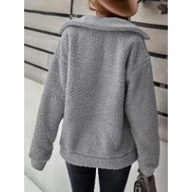 Fall/Winter Solid Color Casual Jacket