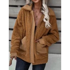 Fall/Winter Solid Color Casual Jacket
