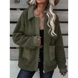 Fall/Winter Solid Color Casual Jacket