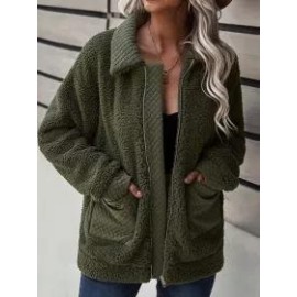 Fall/Winter Solid Color Casual Jacket
