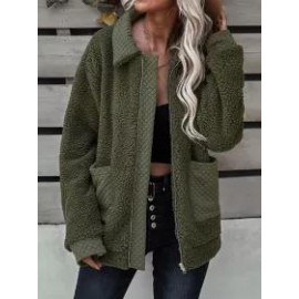 Fall/Winter Solid Color Casual Jacket
