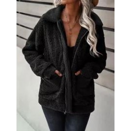 Fall/Winter Solid Color Casual Jacket