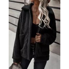 Fall/Winter Solid Color Casual Jacket