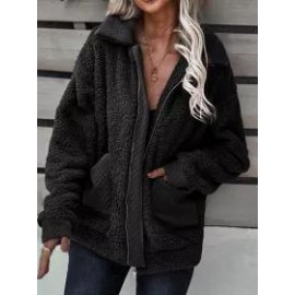 Fall/Winter Solid Color Casual Jacket