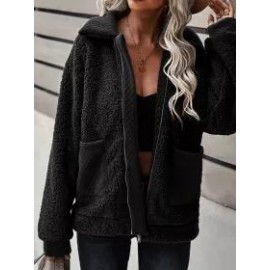 Fall/Winter Solid Color Casual Jacket