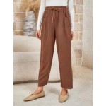 Ladies Drawstring Casual Pants