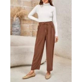 Ladies Drawstring Casual Pants