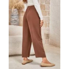 Ladies Drawstring Casual Pants
