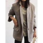 Two Pockets One Button Casual Blazer