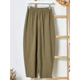 Womens floral print casual trousers