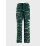 Denim Shift Color-Block Pants