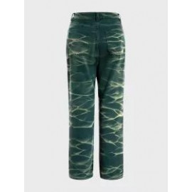 Denim Shift Color-Block Pants