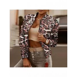 Ladies Elegant Fashion Printed Long Sleeve Jacket