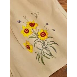 Womens floral print casual shorts