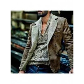 Men's Outdoor Retro Fur Thermal Jacket