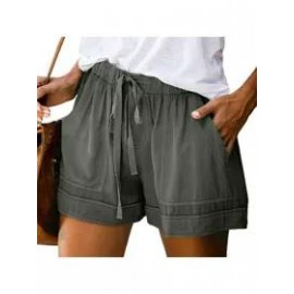 Elegant Casual Beach Straight Shorts