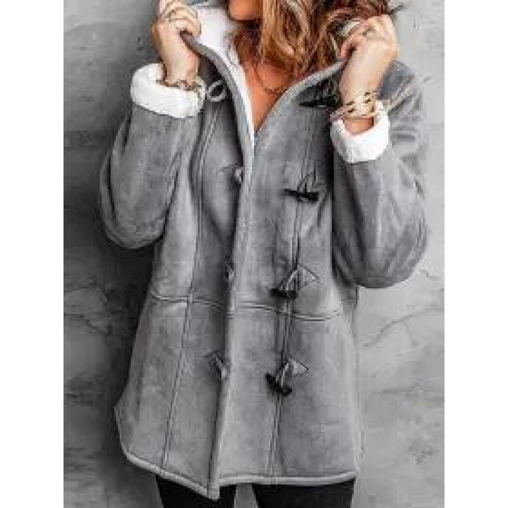 Fashion Solid Color Long-sleeved Casual Coat Fashion Solid Color Long-sleeved Casual Coat