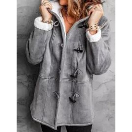 Fashion Solid Color Long-sleeved Casual Coat