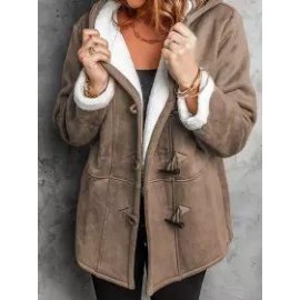 Fashion Solid Color Long-sleeved Casual Coat