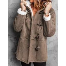 Fashion Solid Color Long-sleeved Casual Coat