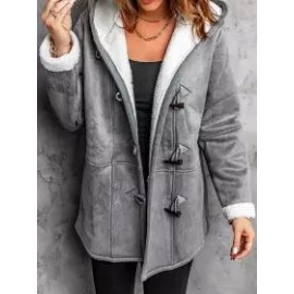 Fashion Solid Color Long-sleeved Casual Coat