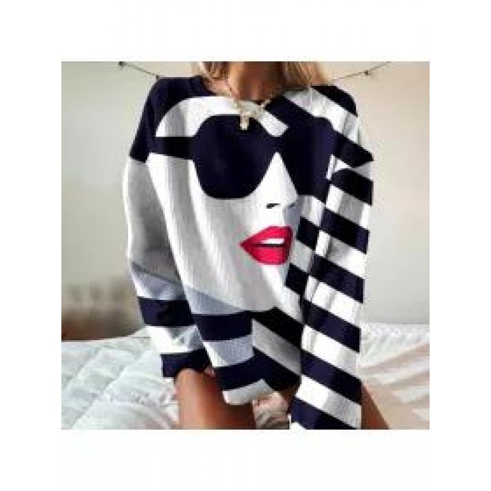 Fashion Art Print Sweatshirt