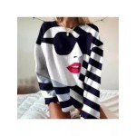 Fashion Art Print Sweatshirt