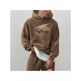 Retro Men's Califoria Casual Hoodie