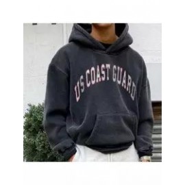 Men's Us Coast Guard Bow Retro Hoodie