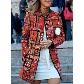 Casual Loose Vintage Wool Cardigan Jacket