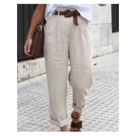Casual Solid Color Loose Casual Pants