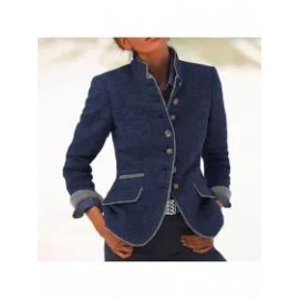 Women's Vintage Collar Long Sleeve Jacket