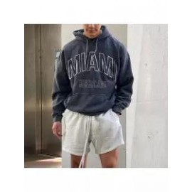 Vintage MIAMI Arch Print Hoodie