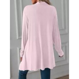 Fall Solid Color Long Sleeve Cardigan