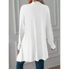 Fall Solid Color Long Sleeve Cardigan